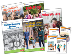 ICIVICS GRADE 1 COMMUNITY AND SOCIAL AWARENESS 5-BOOK SET AND GAME CARDS