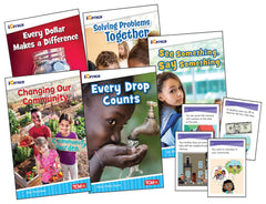 ICIVICS GRADE 2 COMMUNITY AND SOCIAL AWARENESS 5-BOOK SET AND GAME CARDS