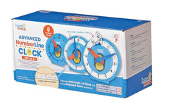 CLOCK NUMBERLINE ADVANCED SET OF 6