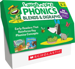 BOOKS LAUGH-A-LOT PHONICS BLENDS AND DIGRAPHS CLASS SET GRADES K-2