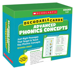 CARDS DECODABLE ADVANCED PHONICS CONCEPTS GRADES 1-3