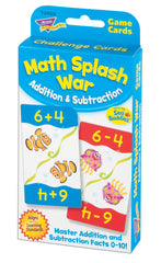 GAME MATH SPLASH WAR ADDITION/SUBTRACTION
