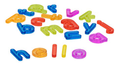 TRANSLUCENT LOWERCASE LETTERS