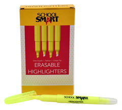 HIGHLIGHTER SCHOOL SMART ERASABLE PACK OF 12