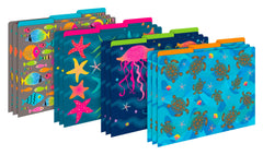 FILE FOLDERS LETTER KAI OLA SET OF 12