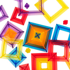 TRANSLUCENT STACKING PYRAMIDS