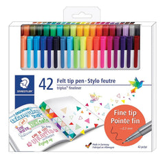 MARKER TRIPLUS FINELINER 0.3MM ASST SET OF 42