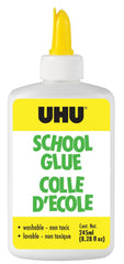 GLUE SCHOOL UHU WHITE 8.28 OZ