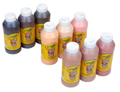 PAINT WASH CRAYOLA COLORS OF THE WORLD ASST 8OZ SET OF 9