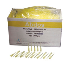 BULK PIPETTE TIPS 200UL YLW