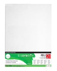 CANVAS STRETCHED SIMPLY 12X16 PACK OF 2