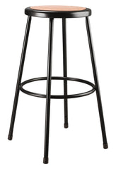 STOOL - NATIONAL PUBLIC SEATING - 30 IN FIXED HEIGHT - BLACK