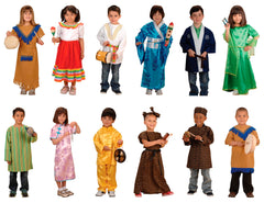 MULTICULTURAL OUTFIT SET OF 12