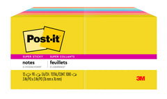 NOTES POST-IT SPR STKY SMR JOY 3 X 3 IN 12 PK