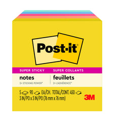 NOTES POST-IT SPR STKY SMR JOY 3 X 3 IN 5 PK