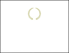 AWARD RECOGNITION FOIL EMBOSSED STAR 8-1/2 X 11 INCHES