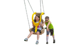 PLAYGROUND - ULTRAPLAY INCLUSIVE SWING SEAT PACKAGE FOR 5-12 YEAR OLDS - NATURAL THEME