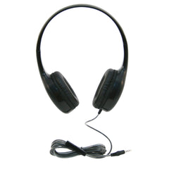 HEADSET ON-EAR W/INLINE MICROPHONE 3.5MM BLACK CALIFONE CALITUFF KH-08T BK EACH