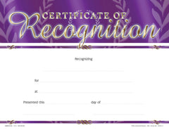 AWARD RECOGNITION RECOGNITION 8-1/2 X 11 PACK OF 25
