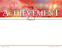 AWARD RECOGNITION O/S ACHIEVEMENT BLANK 8-1/2 X 11 PACK OF 25