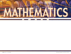 AWARD RECOGNITION MATH BLANK 8-1/2 X 11 PACK OF 25