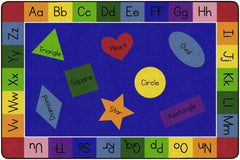 CHILDCRAFT - CARPETS - RAINBOW OF SHAPES - RECTANGLE - 6 FT X 9 FT