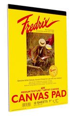 CANVAS PAD GENUINE 9X12 IN PAD OF 10 SHEETS