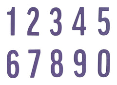 SIZZIX THINLITS DIES BOLD NUMBERS BY ALISON WILLIAMS