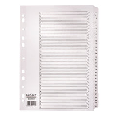 T/Divider A4 1-31 White.Pack 10X31