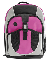 BACKPACK - JUNIOR HIGH STYLE - 18 X 13 X 6 INCHES - BERRY