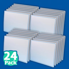 2023 KS DRY ERASE MAT MAGNETIC TWO SIDED PLAIN/PLAIN WHITE PACK OF 24 - PURCHASED ITEM
