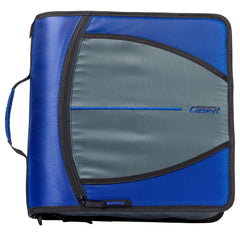 BINDER ZIPPER O-RING W/TABS 3 IN MIDNIGHT BLUE