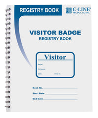 VISITOR ACCESS - C-LINE VISITOR BADGES WITH REGISTRY LOG
