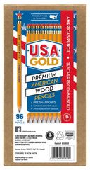 PENCIL USA GOLD NO 2 PRESHARPENED PACK OF 96