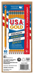 PENCIL USA GOLD NO 2 PRESHARPENED PACK OF 60