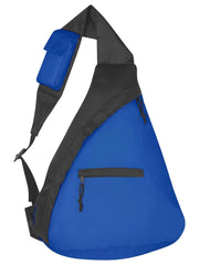 BACKPACK SLING - BLACK/ROYAL BLUE