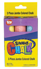 JUMBO SIDEWALK CHALK 3PK
