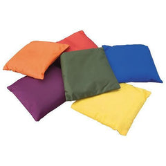 BEAN BAGS 5IN SQUARE- SET-6 COLORS