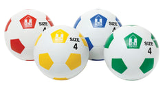 CATCH RUBBER SOCCERBALL SET-4