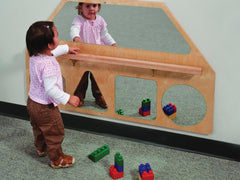 WALL MIRROR SHAPES WITH PULL-UP BAR