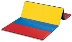 FLAGHOUSE DELUXE 1-1/2 IN - THICK POLYEHTYLENE RAINBOW MAT2 SIDE HOOK AND LOOP 5 FT X 10 FT X 1-1/2 IN
