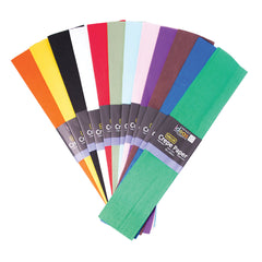 Value Crepe Paper Asst Colours Pk50