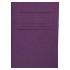 Ex.Bk Prem A4 80P.Plain Purple Pk50