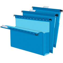 FOLDER FILE HANGING 3 IN EXPAND LGL BLUE PK OF 25 PFX59303