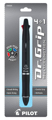 PEN DR GRIP RT 4+1 BLACK/BLUE/RED/ GREEN INK + PENCIL EACH