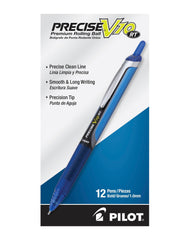PEN PRECISE V10 RT ROLLERBALL BLUE PACK OF 12