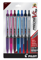 PEN PRECISE V5 RT ROLLERBALL ASST SET OF 7