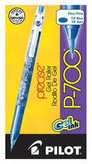 PEN PILOT P700 STICK GEL 0.7MM BLUE PACK OF 12