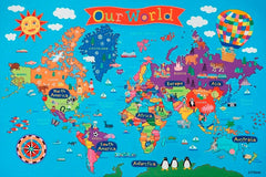 MAP - KIDS WORLD MAP