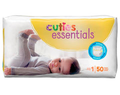 DIAPER SIZE 1 8-14LBS 200/CS CUTIES